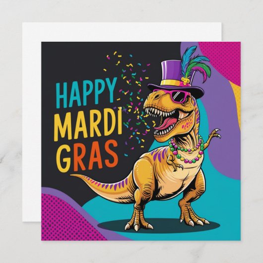 Happy Mardi Gras (Front/Back)