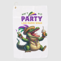 Happy Mardi Gras Alligator