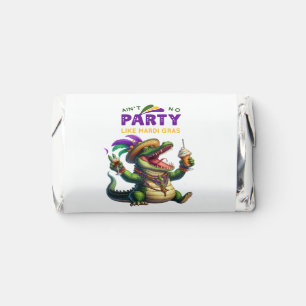 Happy Mardi Gras Alligator Hershey's Miniatures
