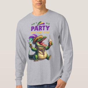 Happy Mardi Gras Alligator T-Shirt