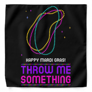Happy Mardi Gras Bandana