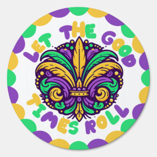 Happy Mardi Gras  fleur-de-lis  Sign