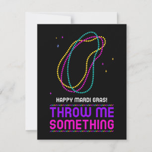 Happy Mardi Gras Holiday Card