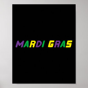 Happy Mardi Gras Louisiana Carnival New Orlean Men Poster