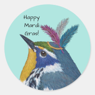 Happy Mardi Gras stickers