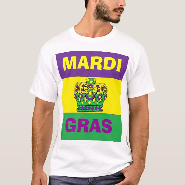 HAPPY MARDI GRAS T-Shirt (Front)