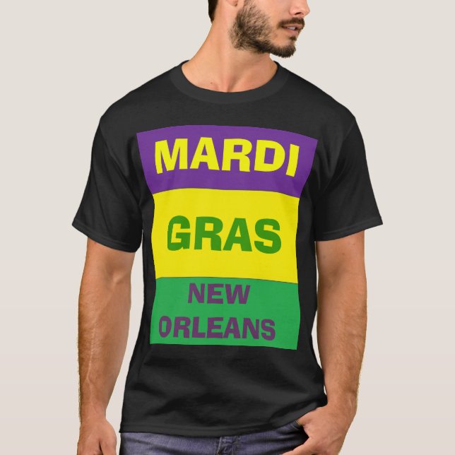 HAPPY MARDI GRAS T-Shirt (Front)