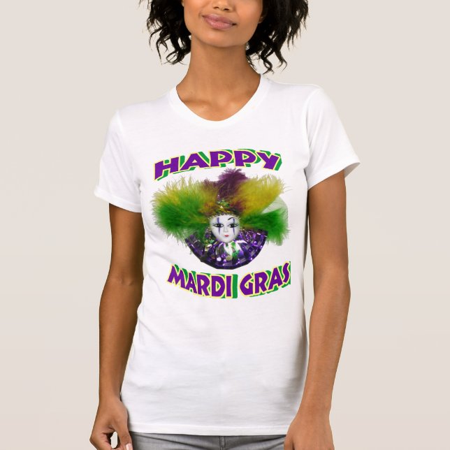 Happy Mardi Gras T-Shirt (Front)