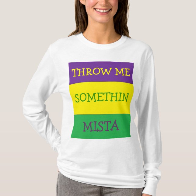 HAPPY MARDI GRAS T-Shirt (Front)