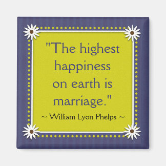 Happy Marriage Quotes Magnet