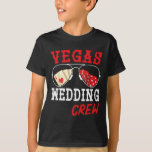 Happy Marry Bride Groom Husband And Wife Vegas Wed T-Shirt<br><div class="desc">Happy Marry Bride Groom Husband And Wife Vegas Wedding Crew</div>