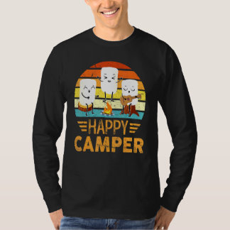 Happy Marshmallow Camper Cute For Kids Women Men T-Shirt