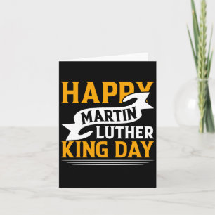 Happy Martin Luther King Day Sticker  Card