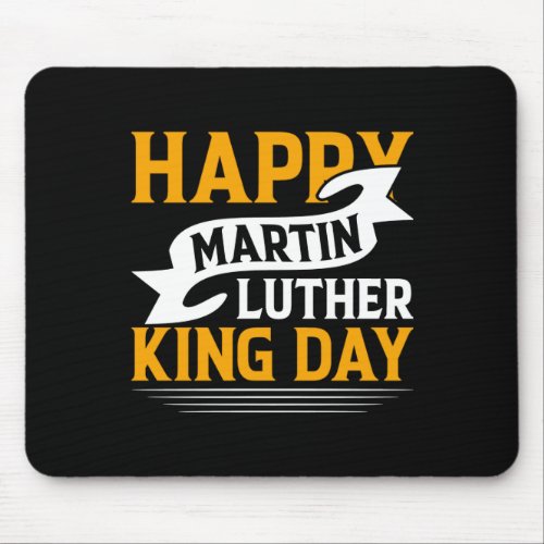 Happy Martin Luther King Day Sticker Mouse Pad Happy Martin Luther King Day Sticker Mouse Pad