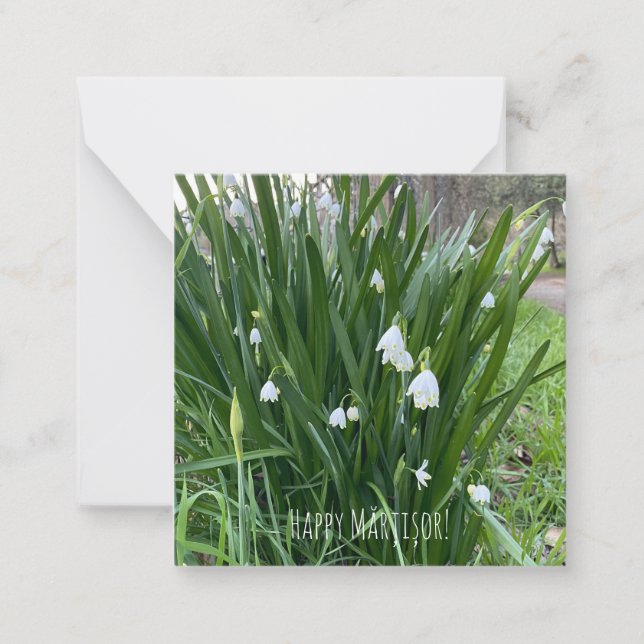 Happy Mărțișor! Note Card (Front)