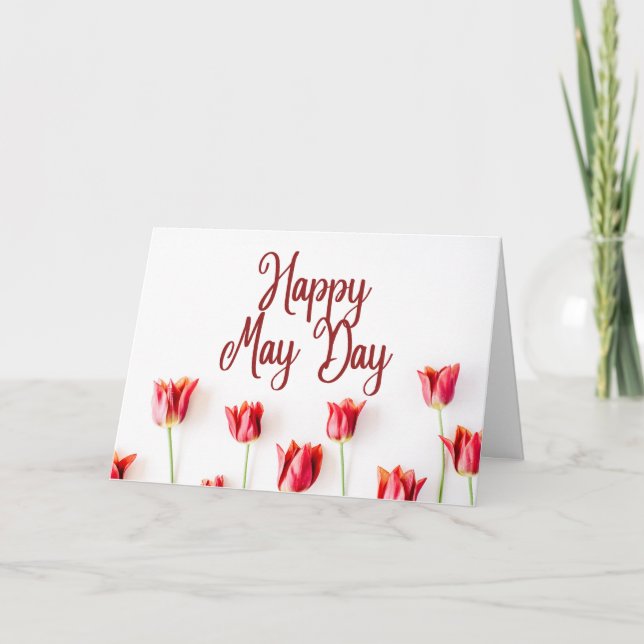 Happy May Day Card (Front)