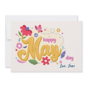 Happy May Day Card