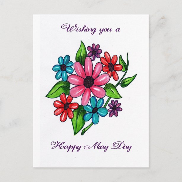 May Day Postcards No Minimum Quantity Zazzle