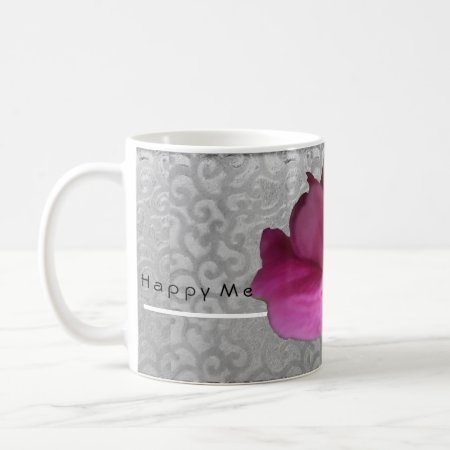 Happy Me Fuchsia Rose Mug