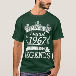 Happy Me You Papa Dad Brother Uncle Son Life Begin T-Shirt