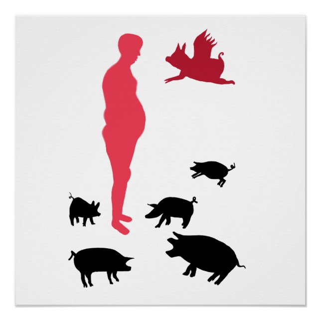 Happy Meal Be Vegeterian ,The Farm , Poster Paper (Front)