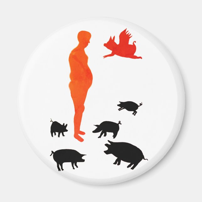 Happy Meal Vegeterian Magnet The Farm (Front)