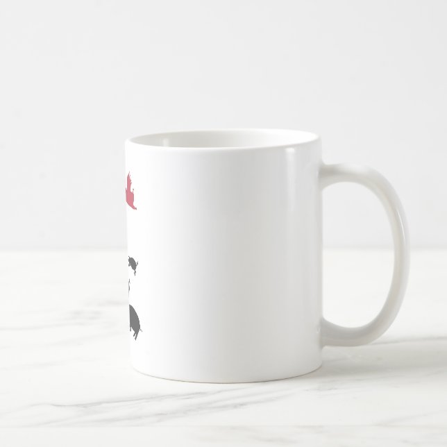 Happy Meal Vegeterian White Mug The Farm (Right)