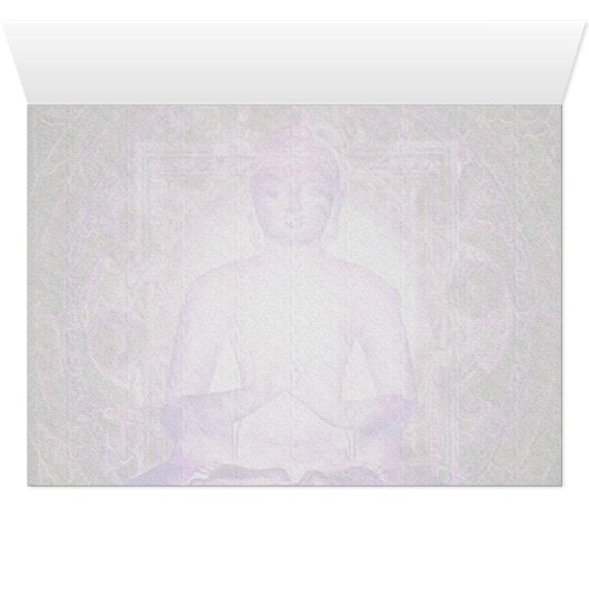 Happy Meditating Buddha (Inside Horizontal (Bottom))