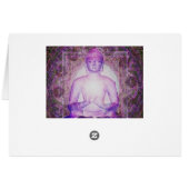 Happy Meditating Buddha Cards (Back Horizontal)