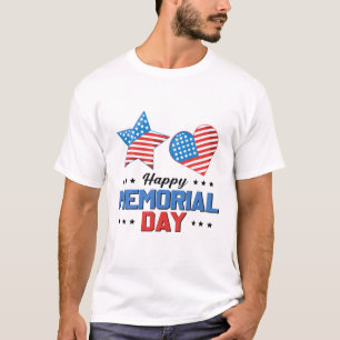 Happy Memorial Day 4Th Of July American Flag Patri T-Shirt