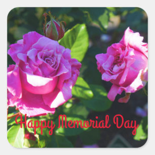 Happy Memorial Day - Memorial Day Rose #1 Stickers
