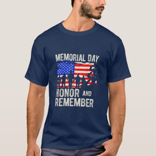 Happy Memorial Day Patriot Gift Patriotic Lover  T_Shirt