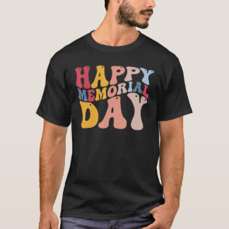 Happy Memorial Day Patriotic American Veteran T-Shirt