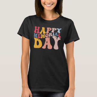 Happy Memorial Day Patriotic American Veteran T-Shirt