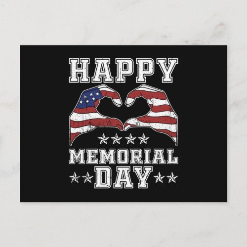 Happy Memorial Day Postcard