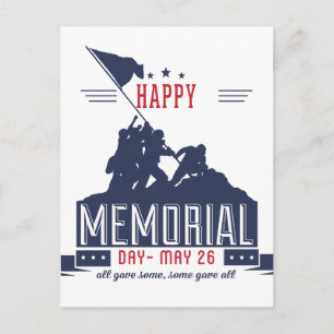 Happy Memorial Day Postcard