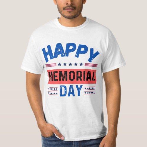 happy memorial day  T_Shirt