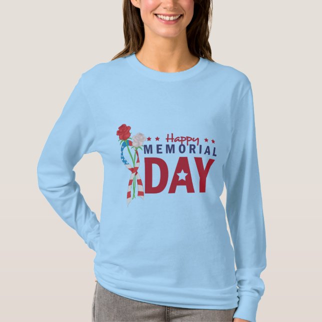 Happy Memorial Day T-Shirt (Front)