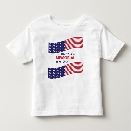 Happy Memorial Day       Toddler T_shirt