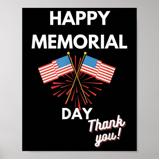 Happy Memorial Day Veterans  Poster (Front)