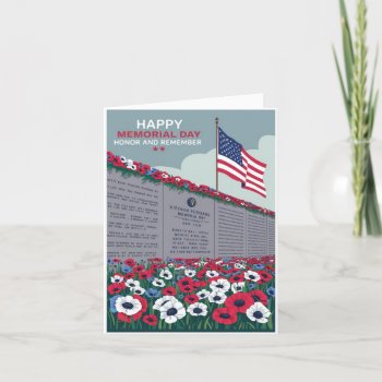Happy Memorial Day Vietnam War Veterans Holiday Card by HasCreations at Zazzle