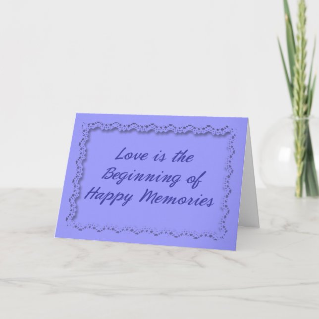 Happy Memories Card (Front)