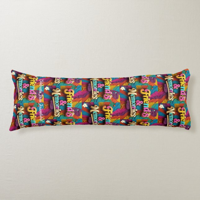 "Happy Memories Only" Body Pillow (Front)