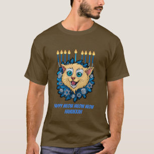 Happy Meow Hanukkah T-Shirt