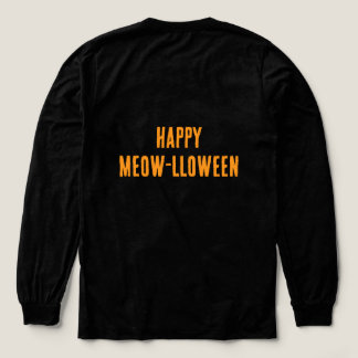 Happy Meow-lloween Long Sleeved T shirt