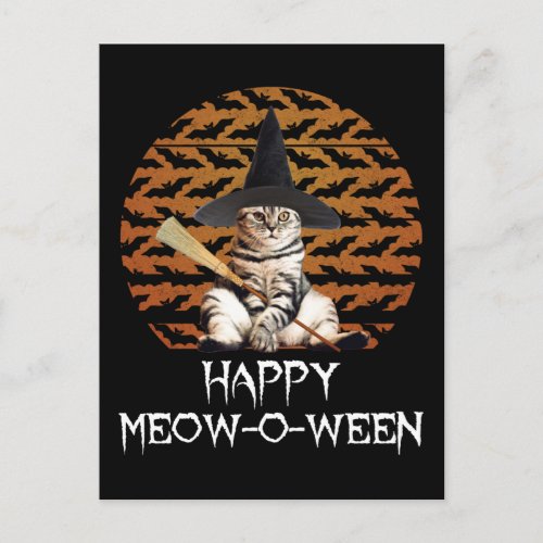 Happy Meow_o_ween Postcard