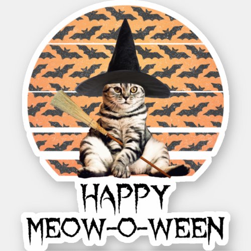 Happy Meow_o_ween Sticker