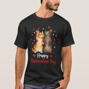 Happy Meowentine Day Valentine Heart For Kitten An T-Shirt