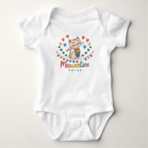 Happy Meowentine's Day Baby Clothes