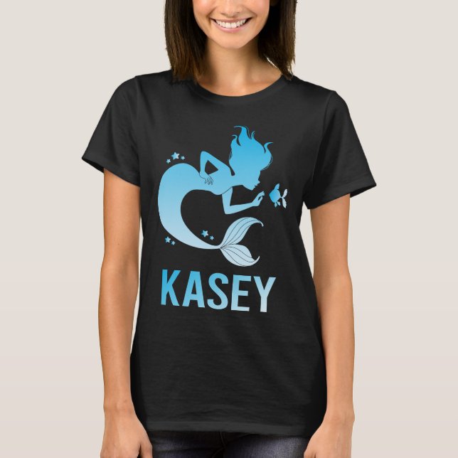 Happy Mermaid - Kasey Name T-Shirt (Front)